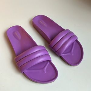 Beatrice Valenzuela Monocolor Slides Size 9 Purple